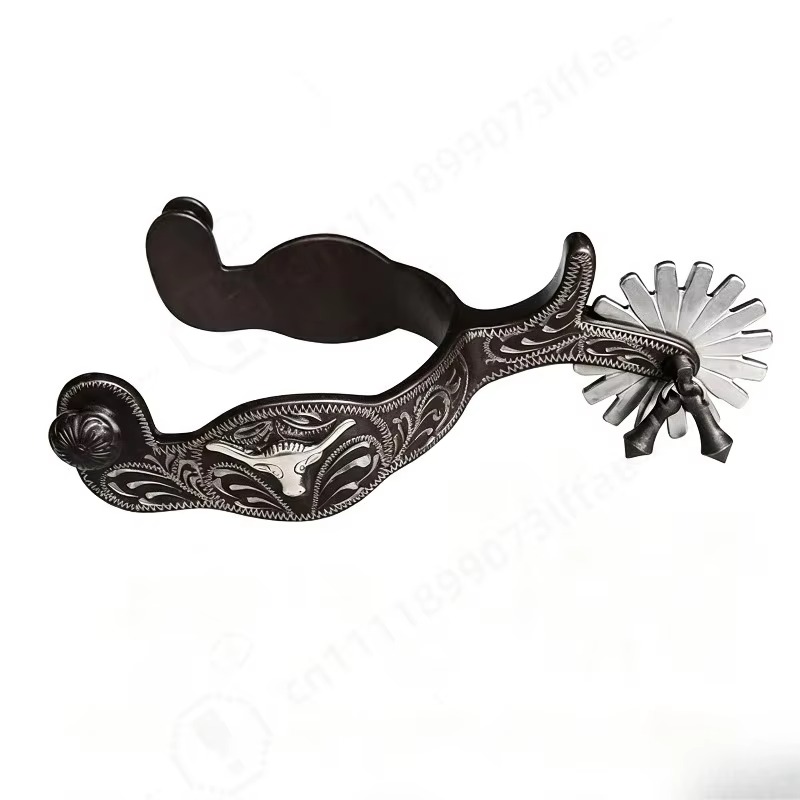 Hand‑Carved Western Horse Spur - Riding Gear review and price