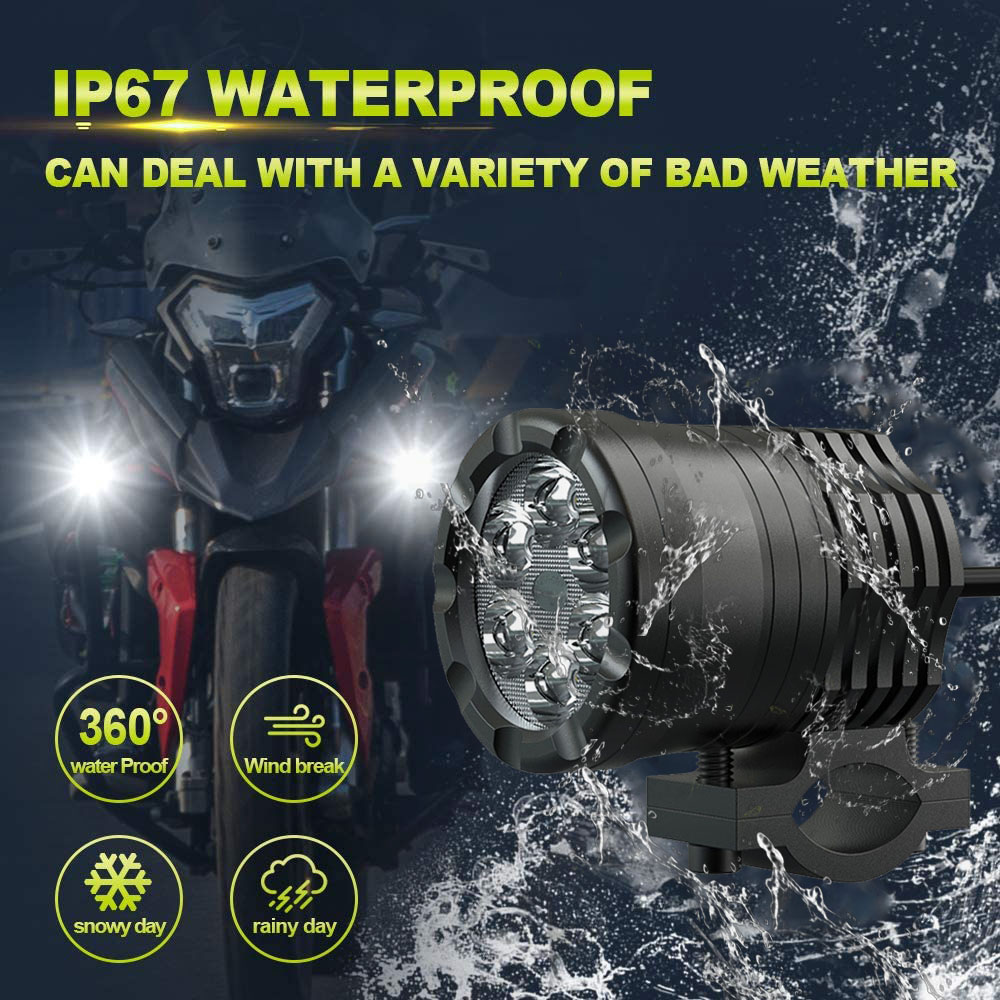 NLpearl 60W Motorcycle LED Hea - Universal Motorcycle Led Headlight Projector review and price
