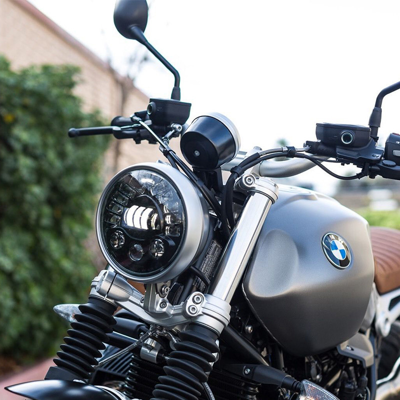 7inch Adaptive Round Motorcycl - Universal Motorcycle Led Headlight Projector review and price